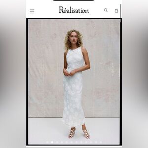 Realisation Par The Carla dress Lily Devoré Ivory XXS